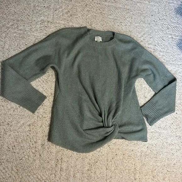 Aerie OFFLINE mint/light green sweater, large, super soft EUC - Picture 2 of 9